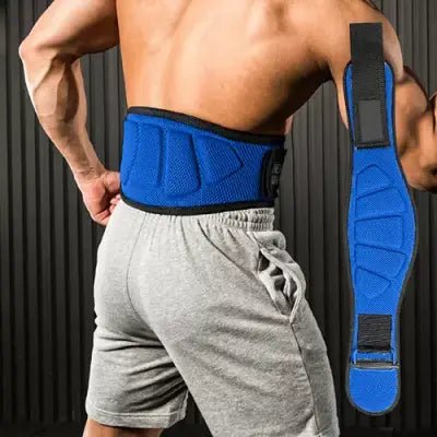 Ceinture pour la musculation - FitnessWaistBelts™ - Bleu - Corps&forme