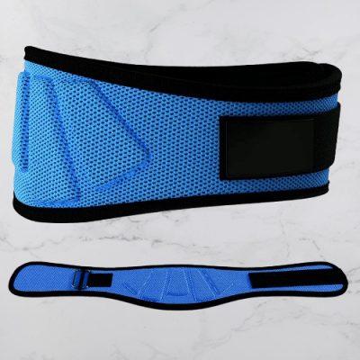 Ceinture pour la musculation - FitnessWaistBelts™ - Bleu - Corps&forme