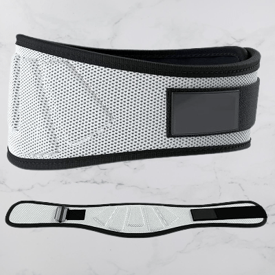 Ceinture pour la musculation - FitnessWaistBelts™ - Gris - Corps&forme