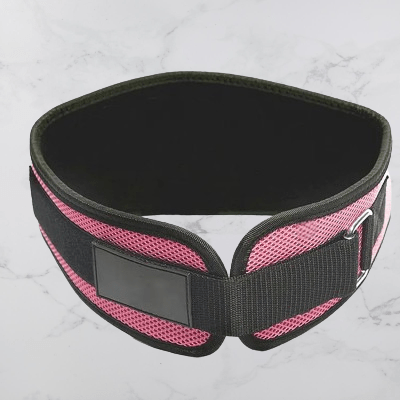 Ceinture pour la musculation - FitnessWaistBelts™ - Rose - Corps&forme
