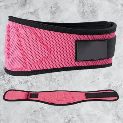 Ceinture pour la musculation - FitnessWaistBelts™ - Rose - Corps&forme